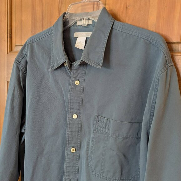 Hunter Green Field Gear long sleeve button down cotton shirt size L - Picture 2 of 5